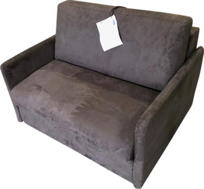 Fauteuil Lit Yvan tissu microfibre taupe